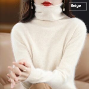 Sweater — Close High-Neck Layer — front view