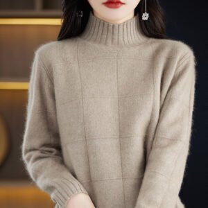 Sweater — Brushed High Neck — front view